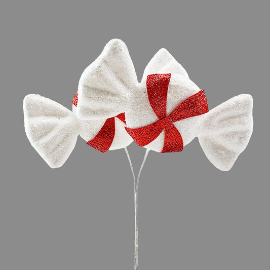 2 Sweet Picks - Candy Cane Red & White
